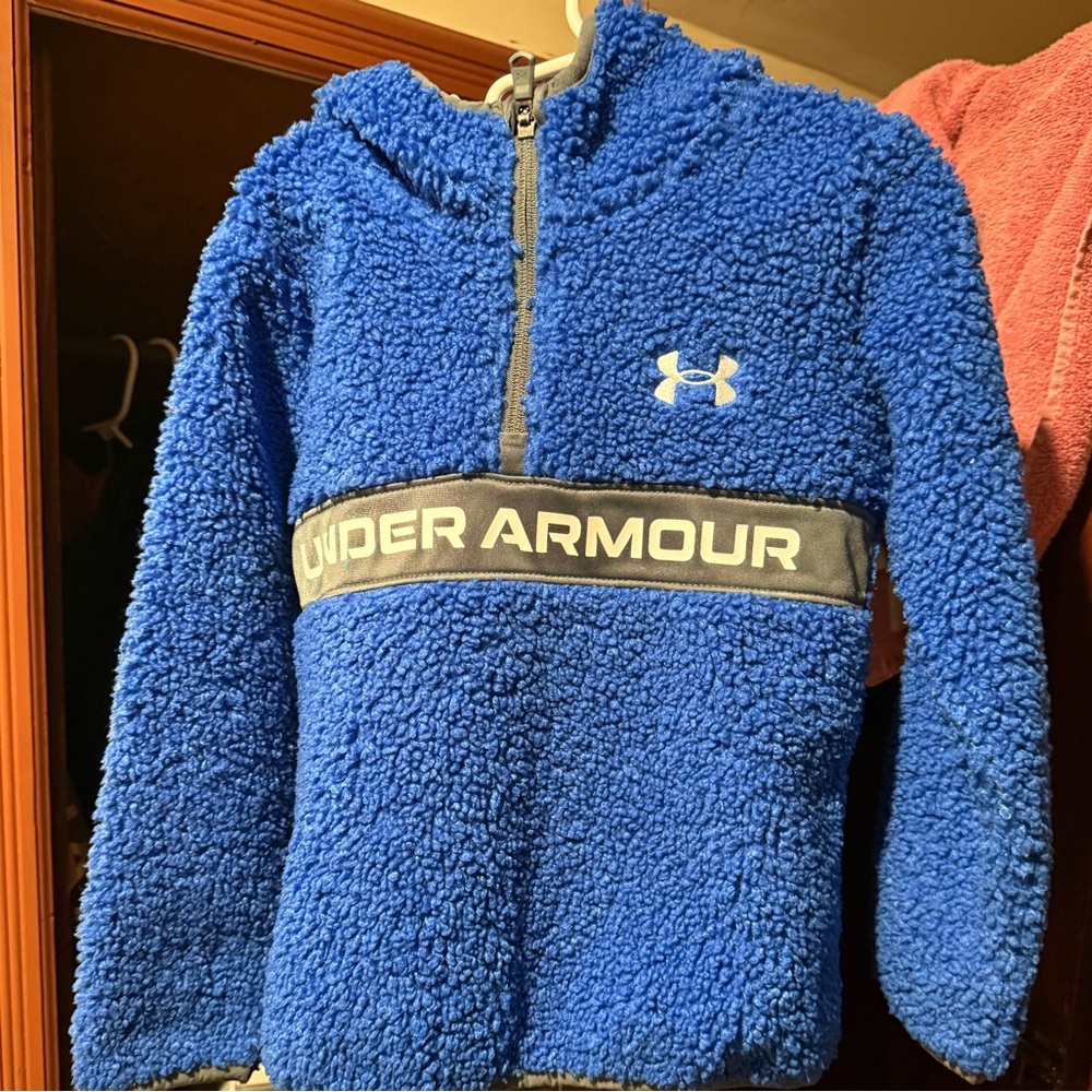 Under Armour Kids Royal Blue Sherpa Hoodie